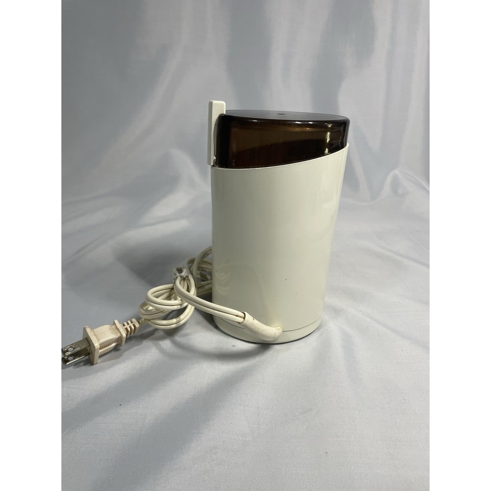 Krups 203 One Touch Coffee Bean Spice Mill Grinder Cream Tested - Picture 7 of 10